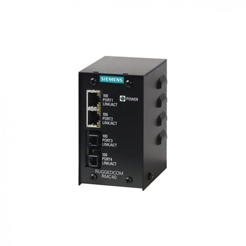 SIEMENS RUGGEDCOM RMC40 Ethernet Switch and Media Converter